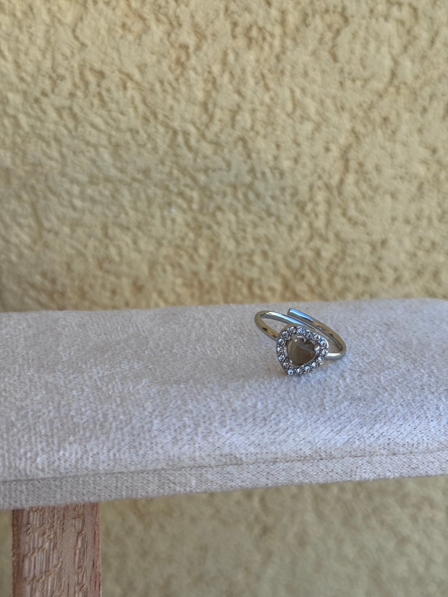 Anello cuore prezioso