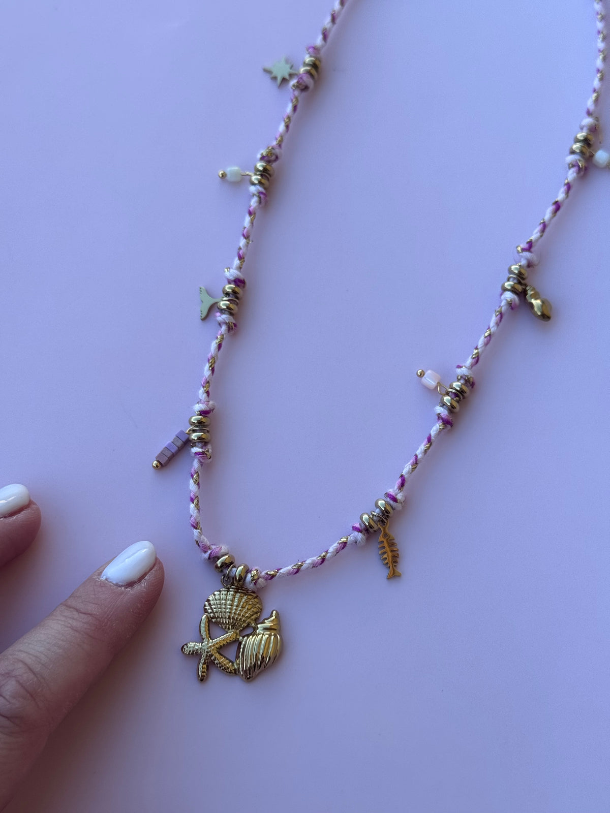 Collana marea rosa