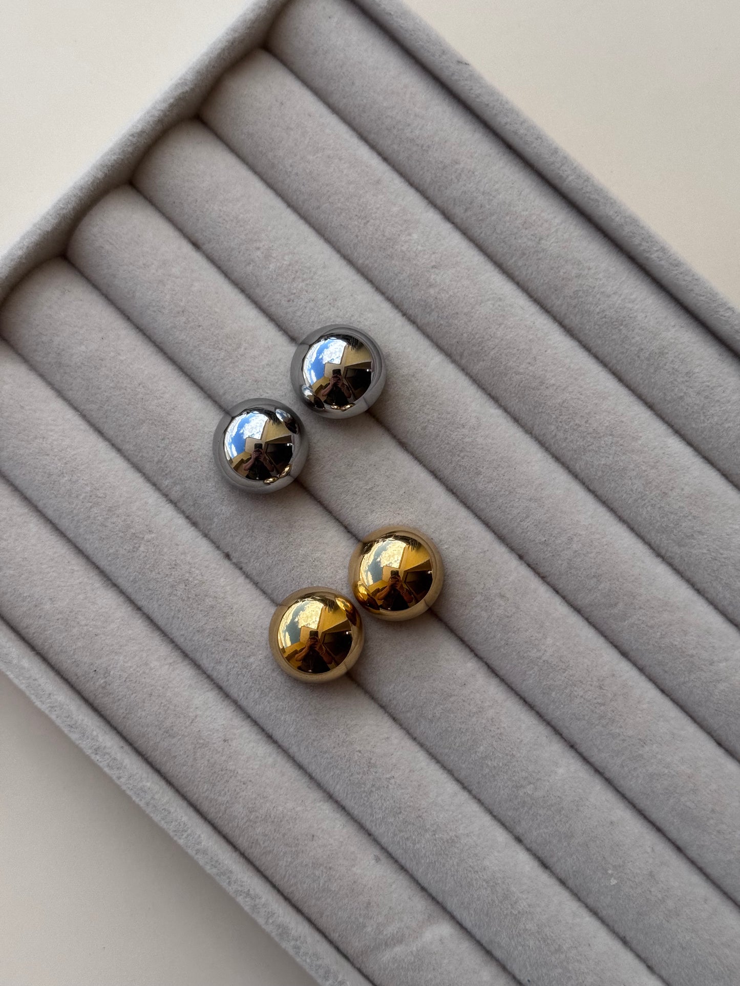 Orecchini sfere lisce