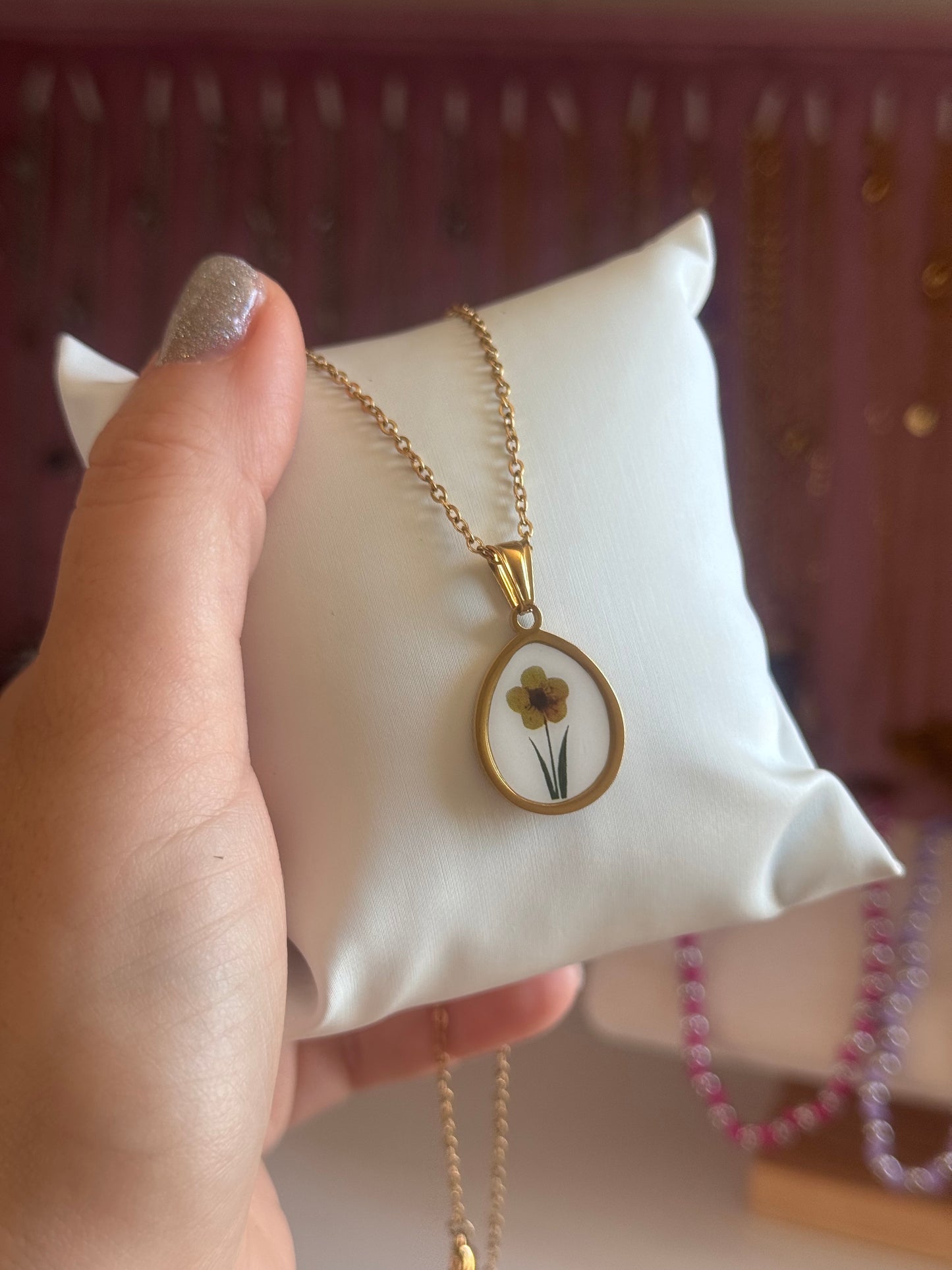 Collana goccia di sole