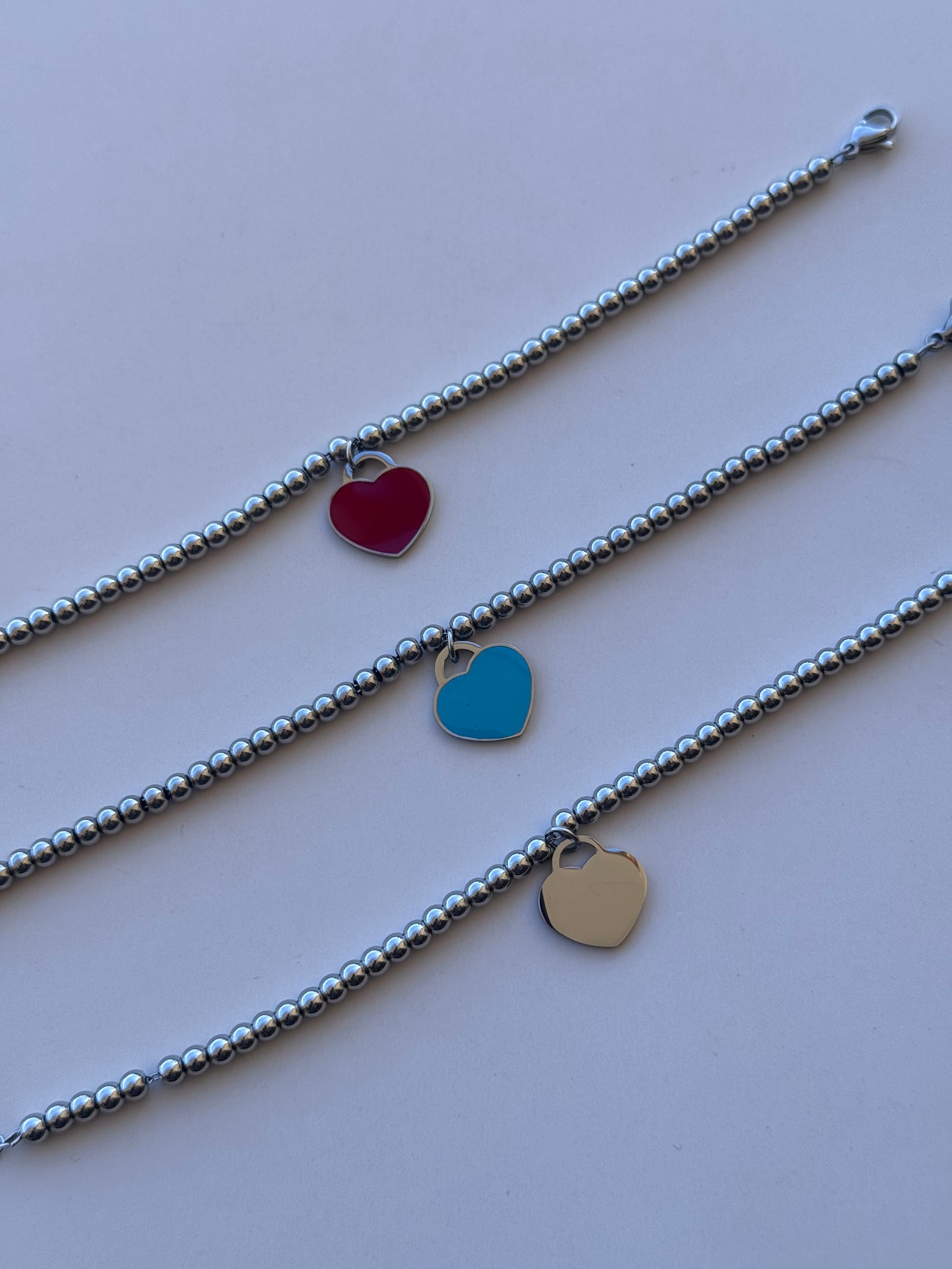 Bracciale sfere di cuore