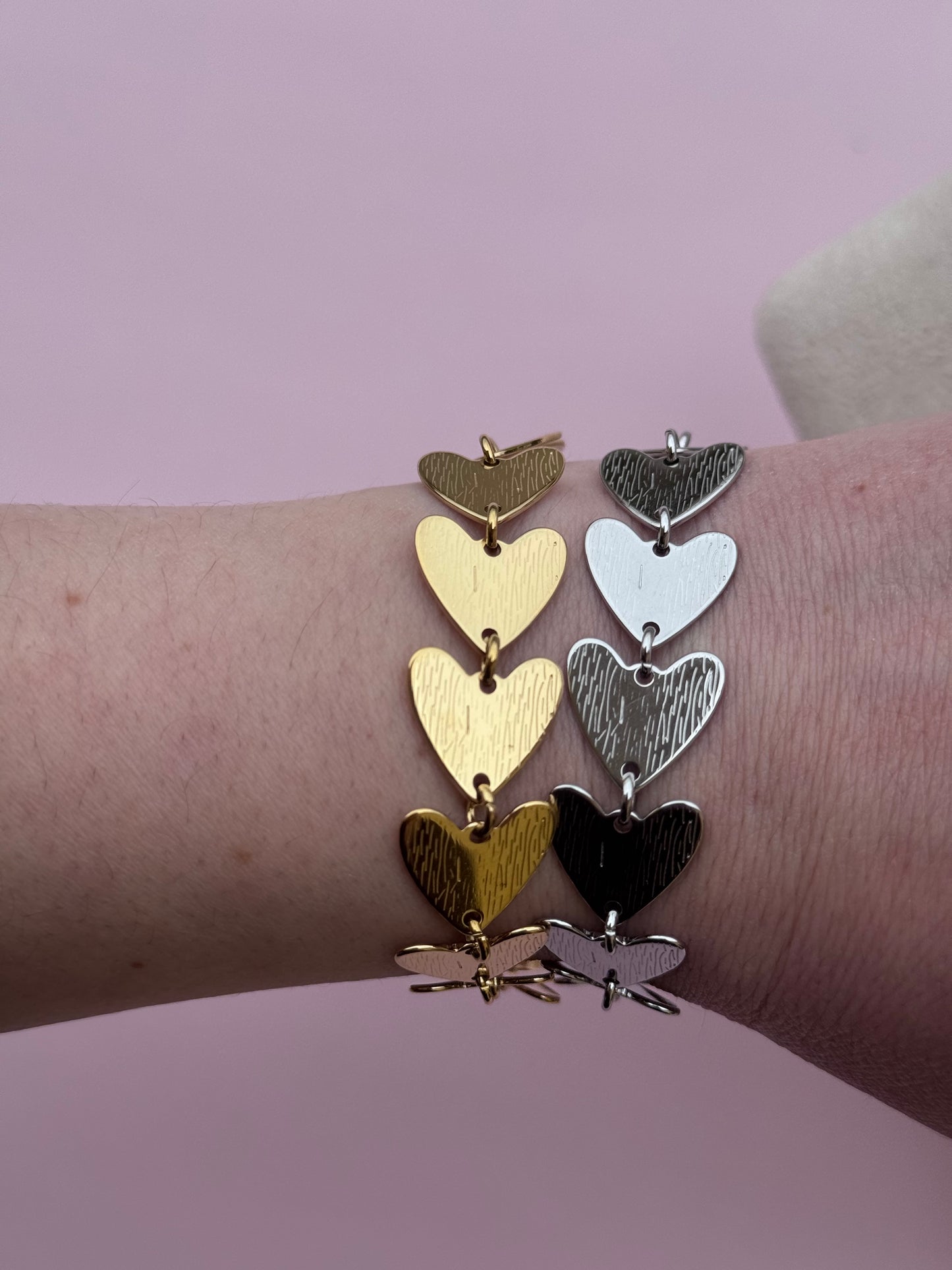 Bracciale cuori