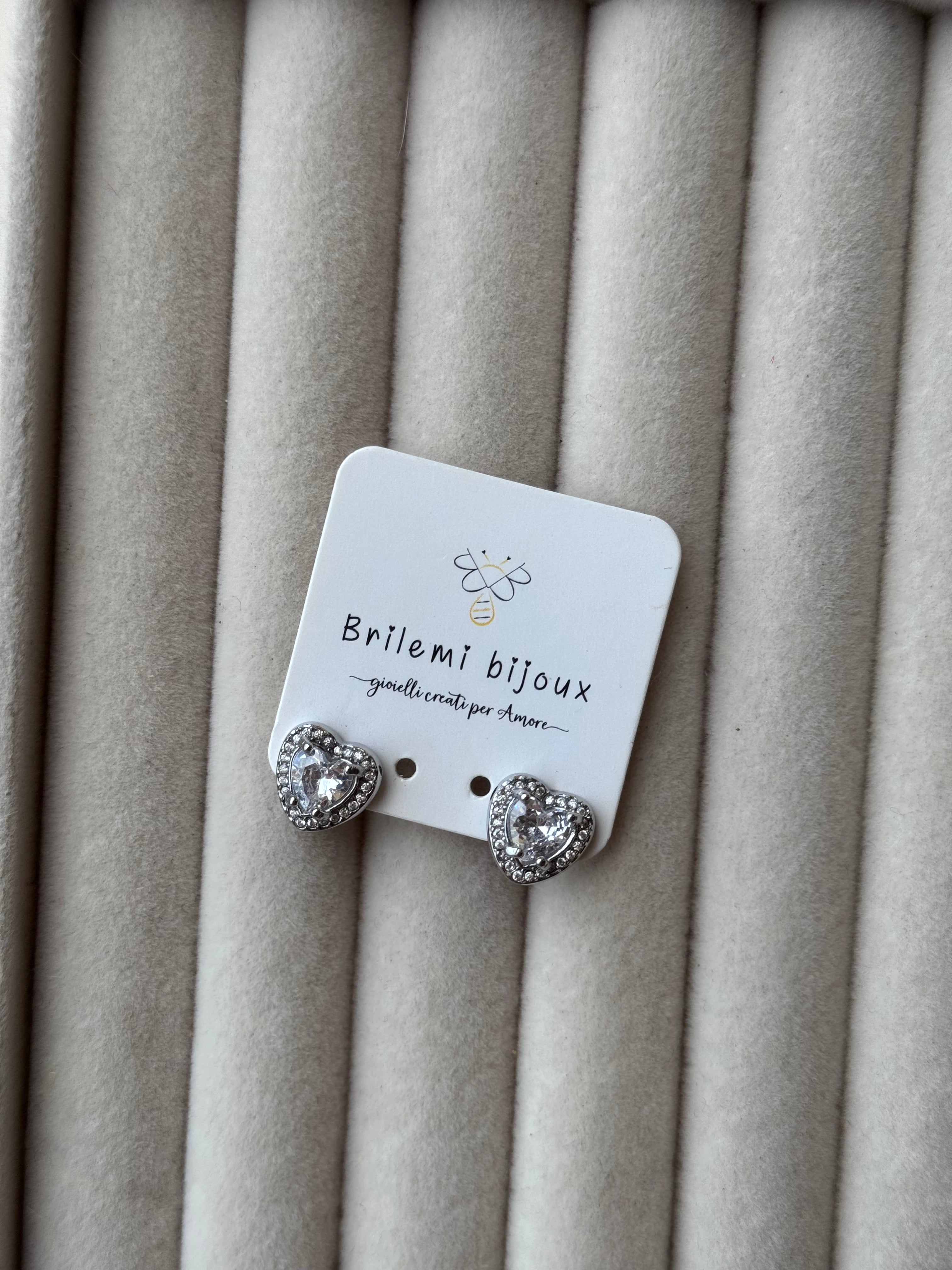 Orecchini cuore prezioso