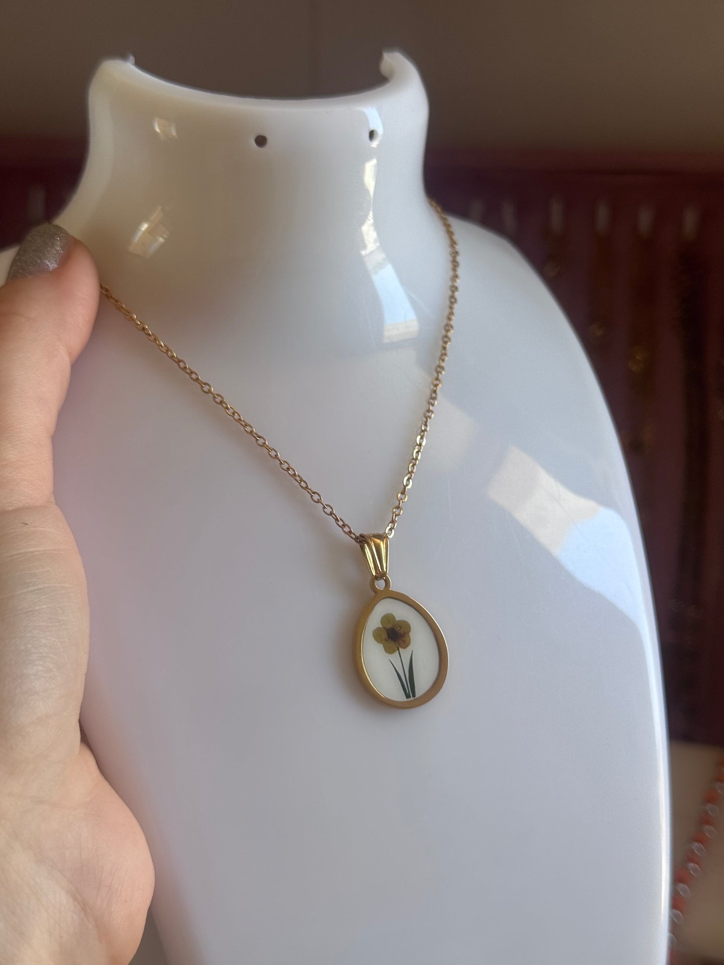 Collana goccia di sole