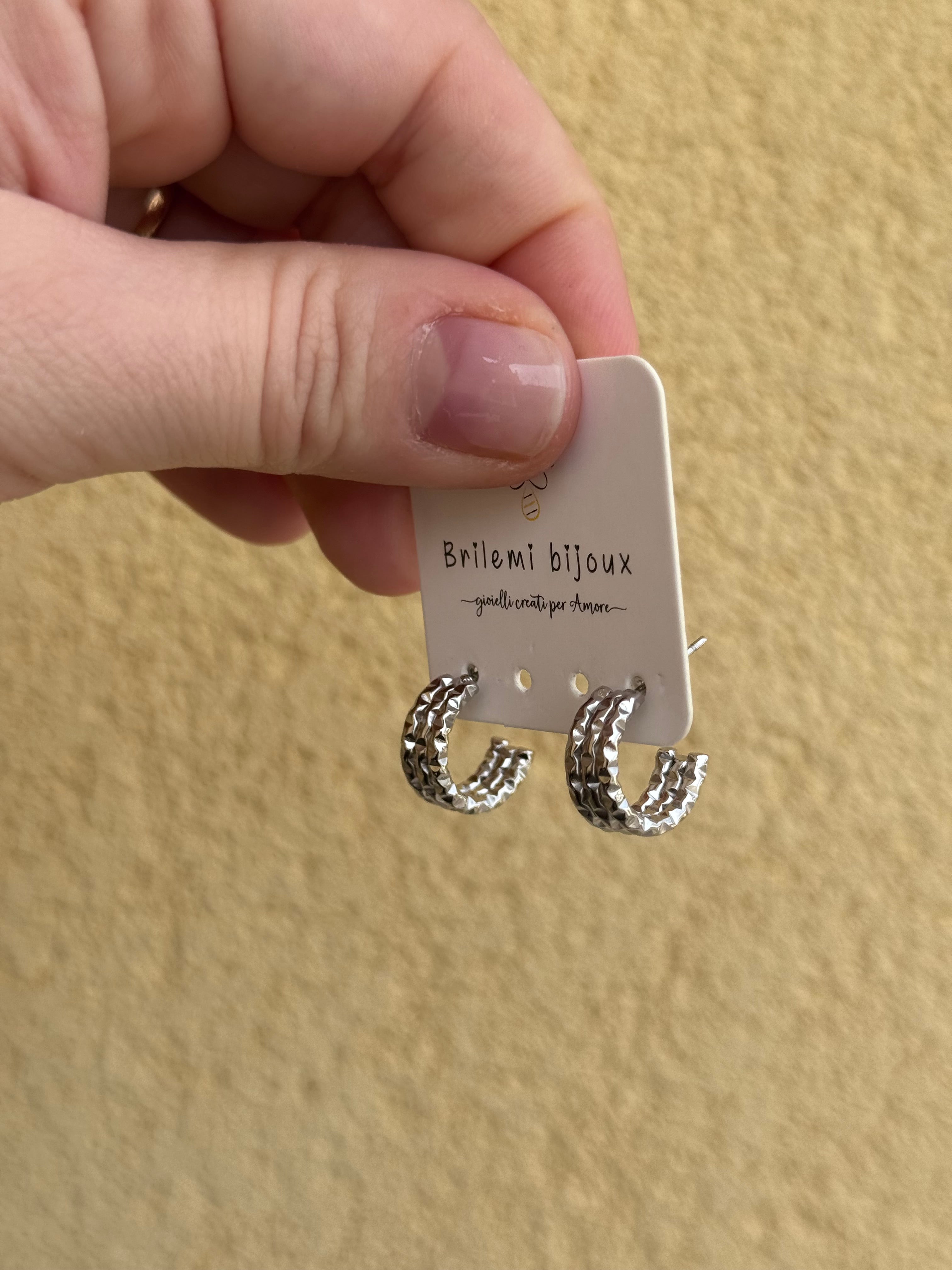 Orecchini doppio brill