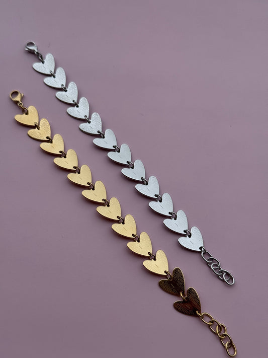 Bracciale cuori