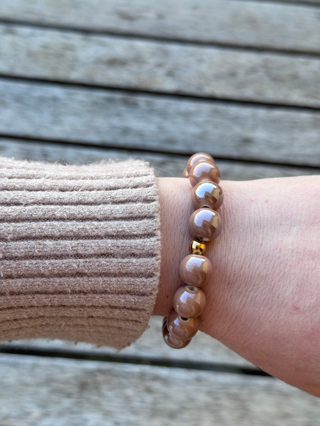 Bracciali sfere ceramica