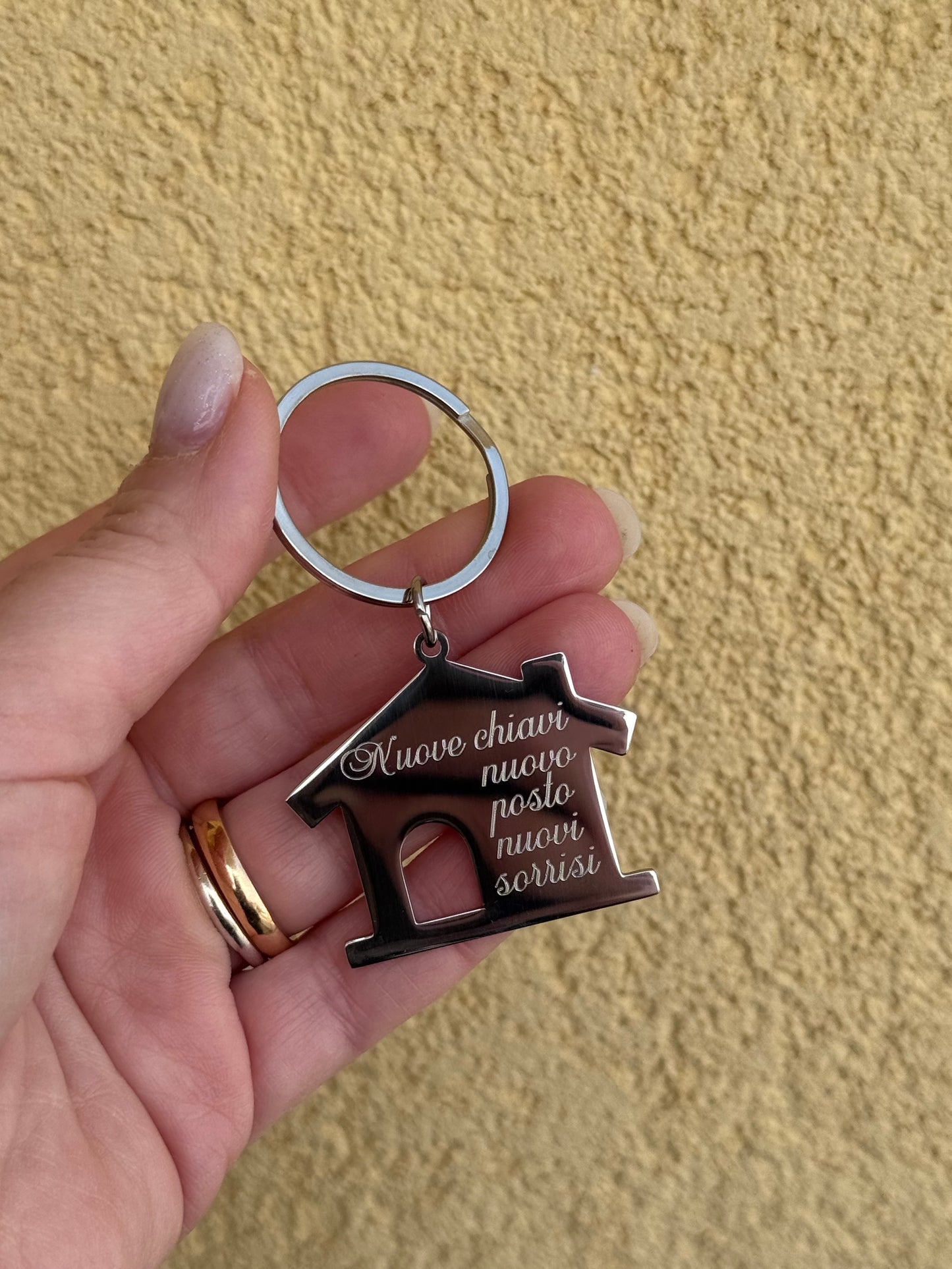 Portachiavi casetta personalizzabile