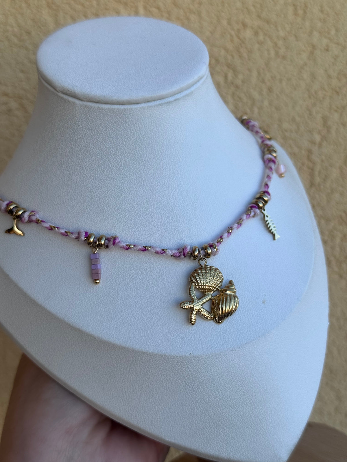 Collana marea rosa