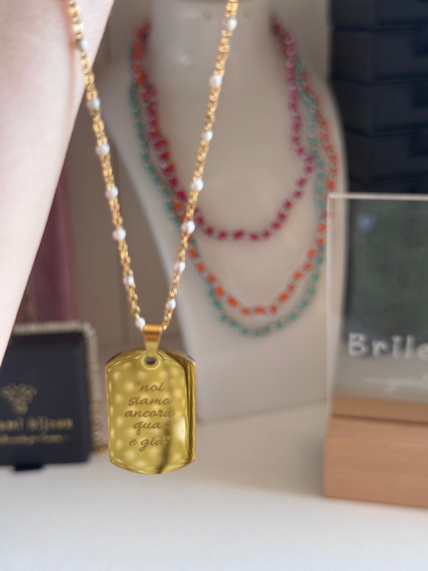 Collana Golden Drops