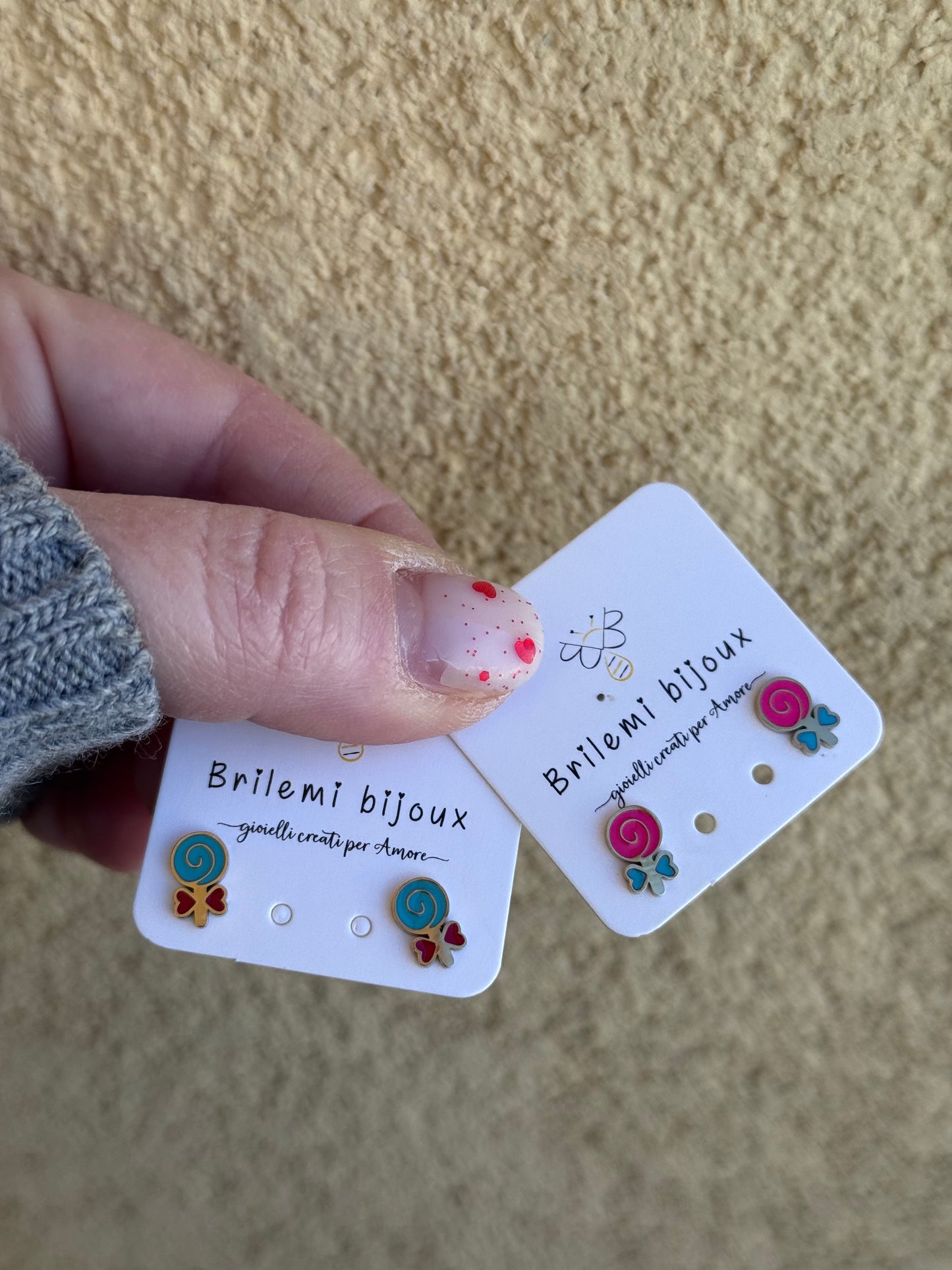 Orecchini bimba girelle