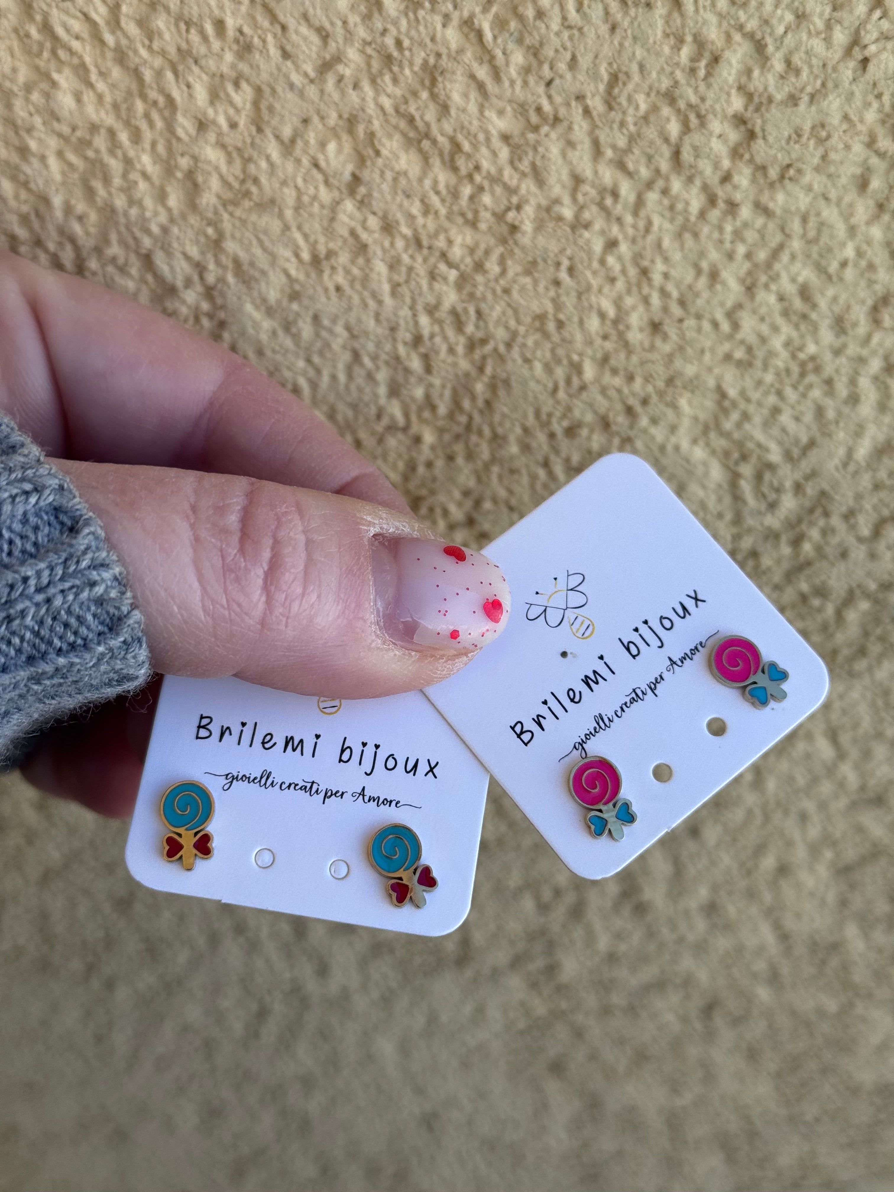 Orecchini bimba girelle