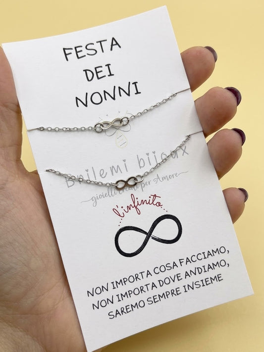 Bracciale Infinito “Festa dei Nonni”