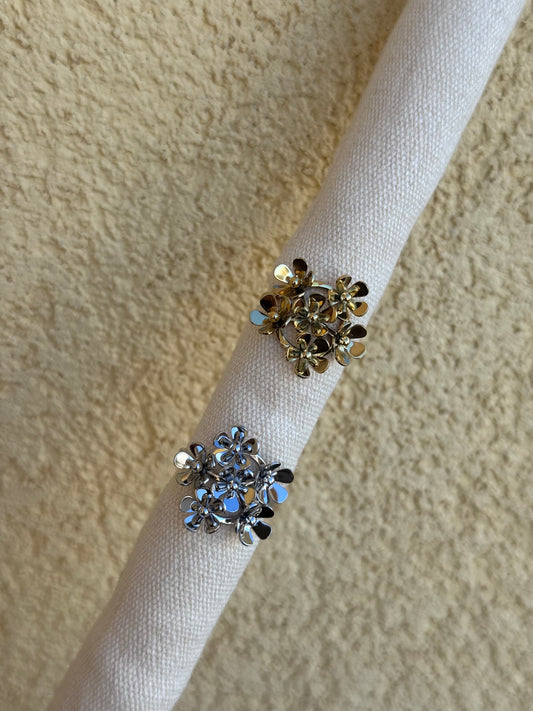 Anello fiore Luxury