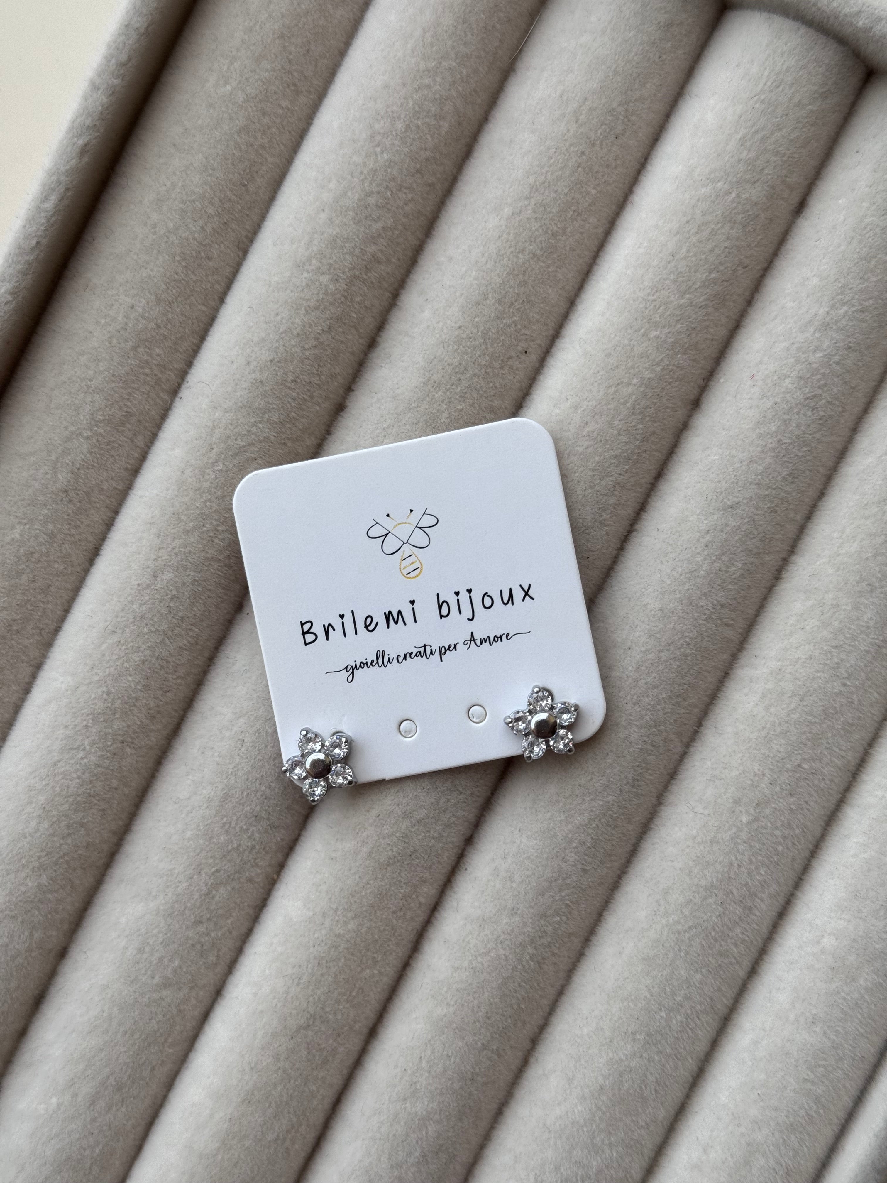 Orecchini fiori Luxury