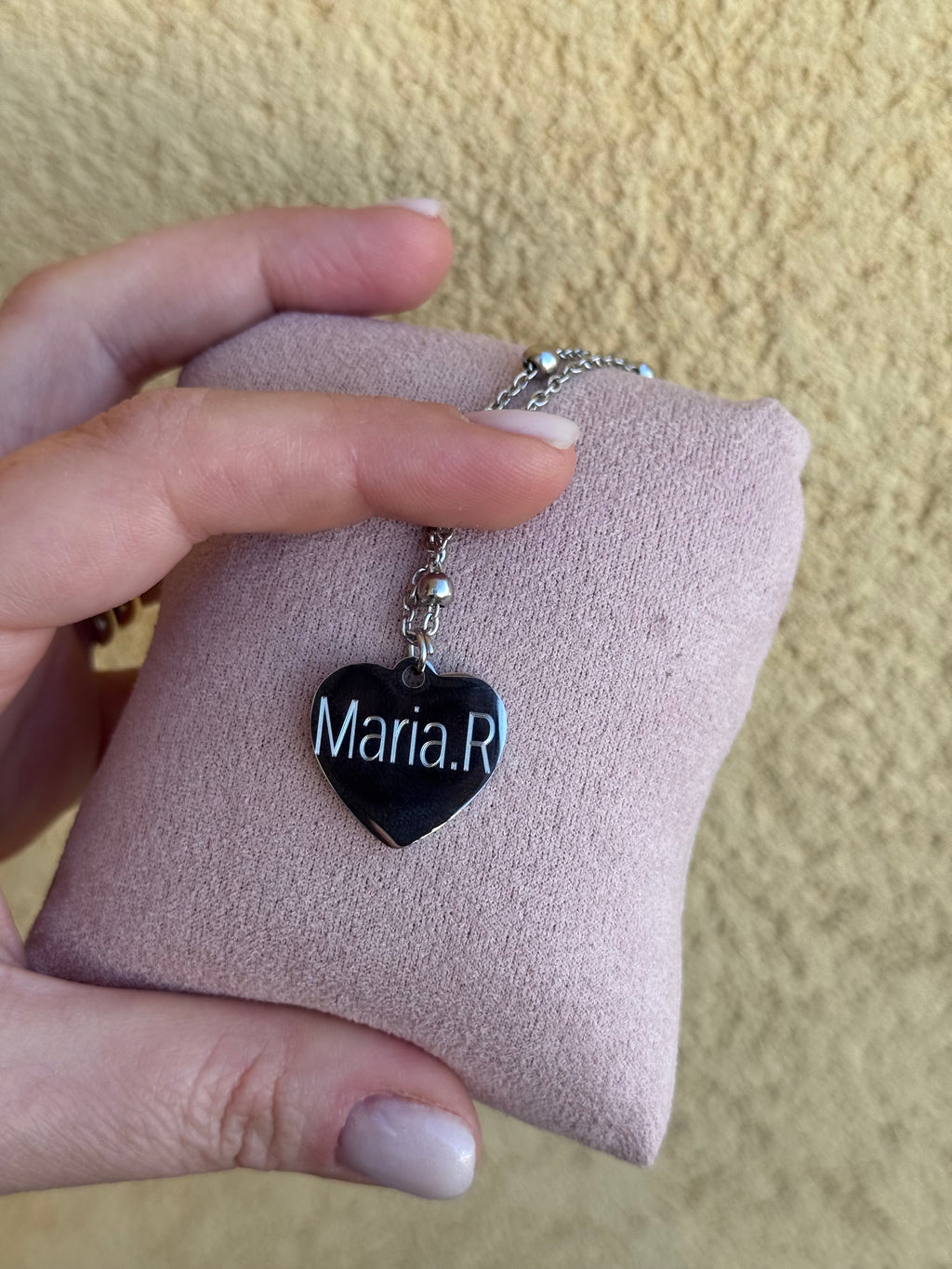 Bracciale cuore sferette