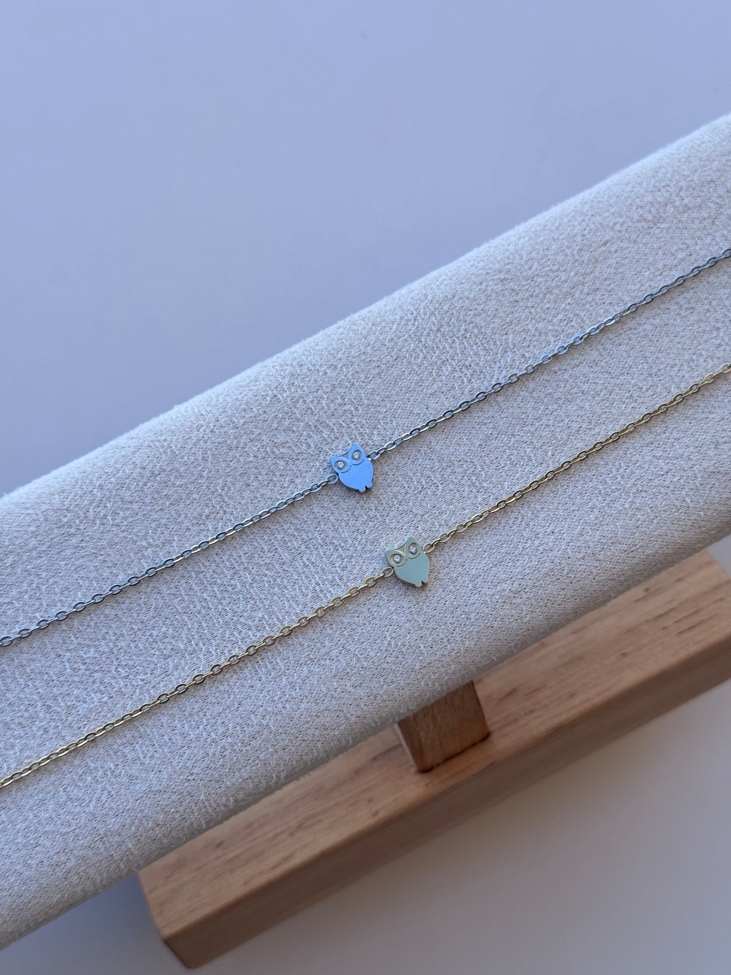 Bracciale gufetto portafortuna