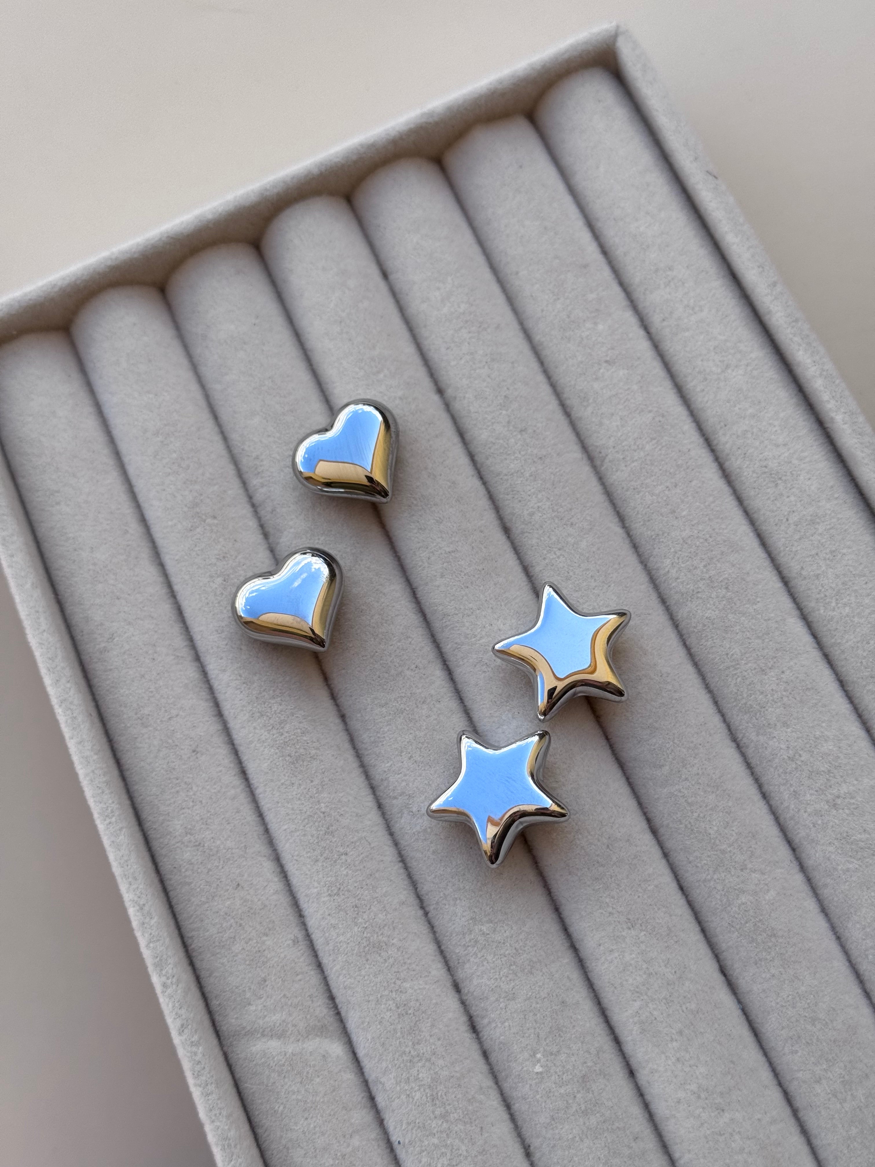 Orecchini cuori o stelle balloons