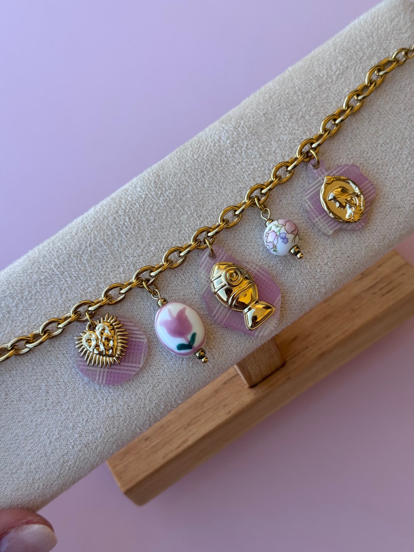Bracciale meraviglia rosa