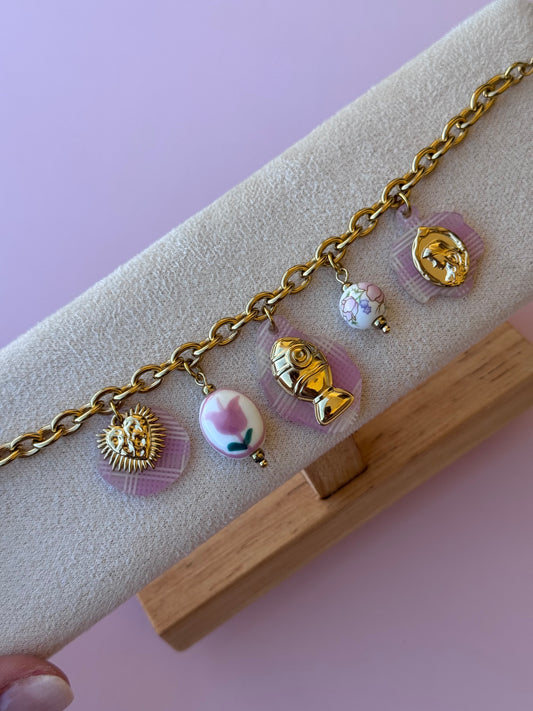 Bracciale meraviglia rosa