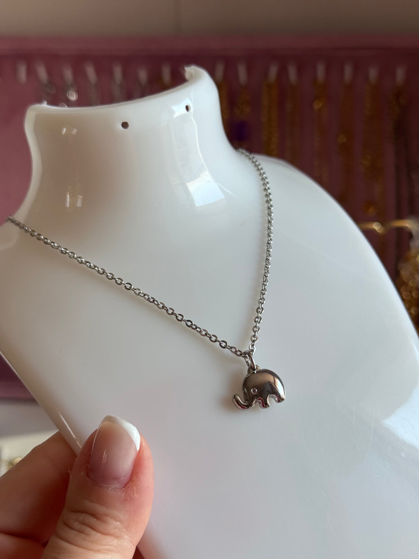 Collana elefantino della fortuna