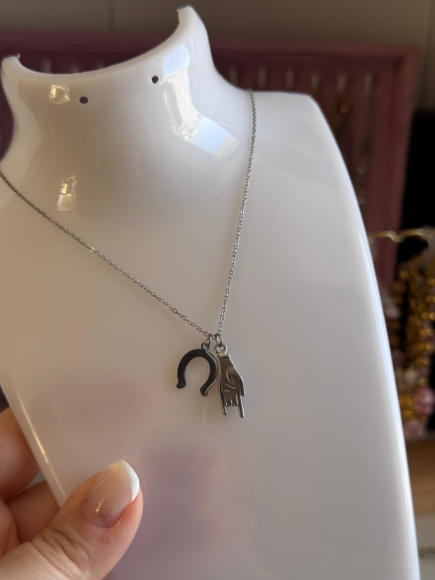 Collana duo fortunato