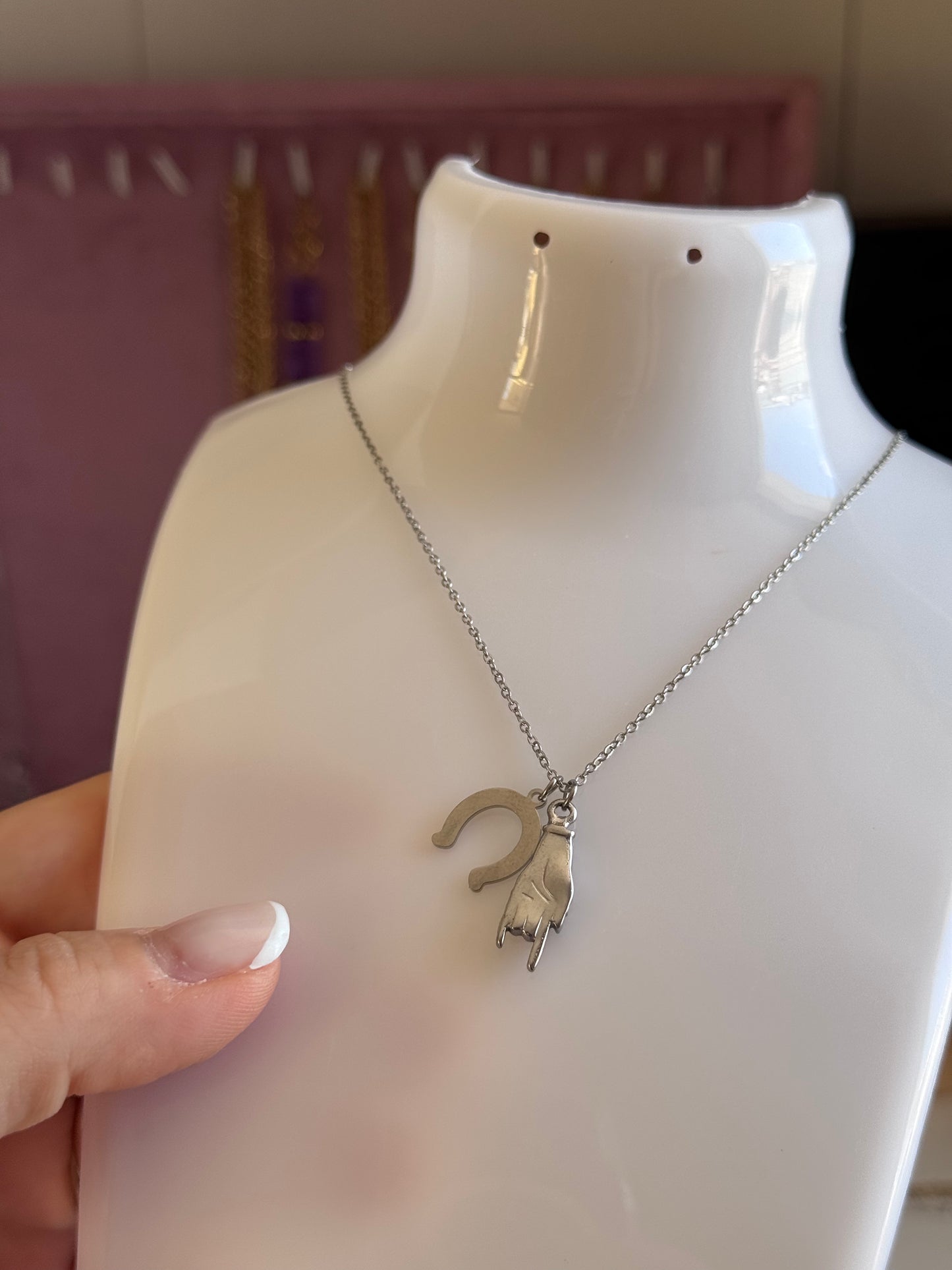 Collana duo fortunato