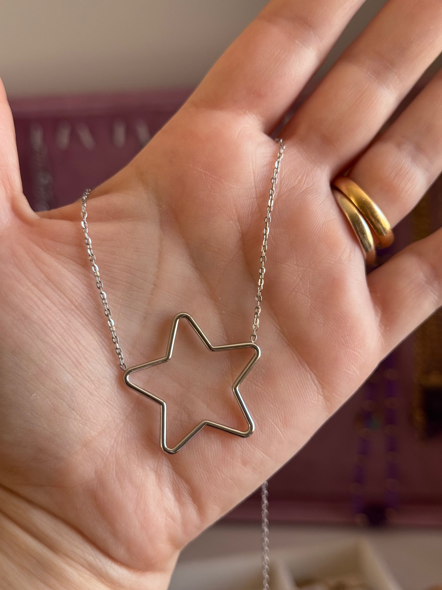 Collana stella sagomata