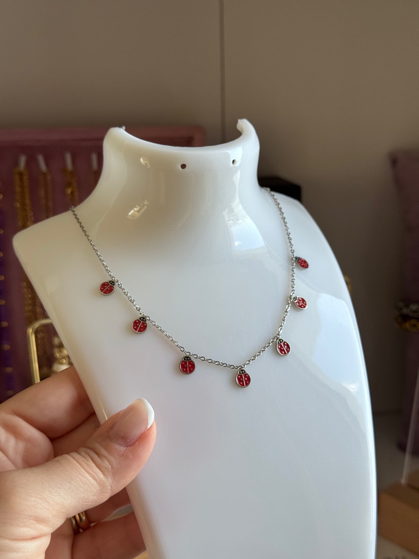 Collana coccinelle