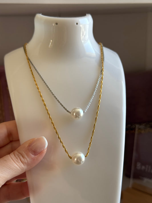 Collana sfera brillante