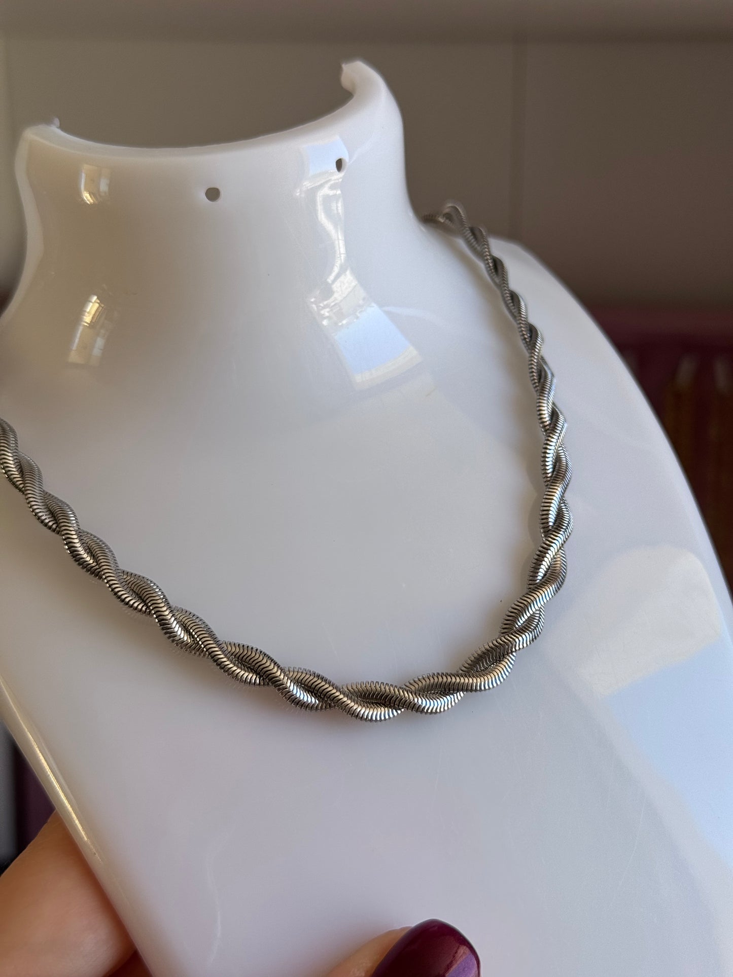 Collana intreccio di snake