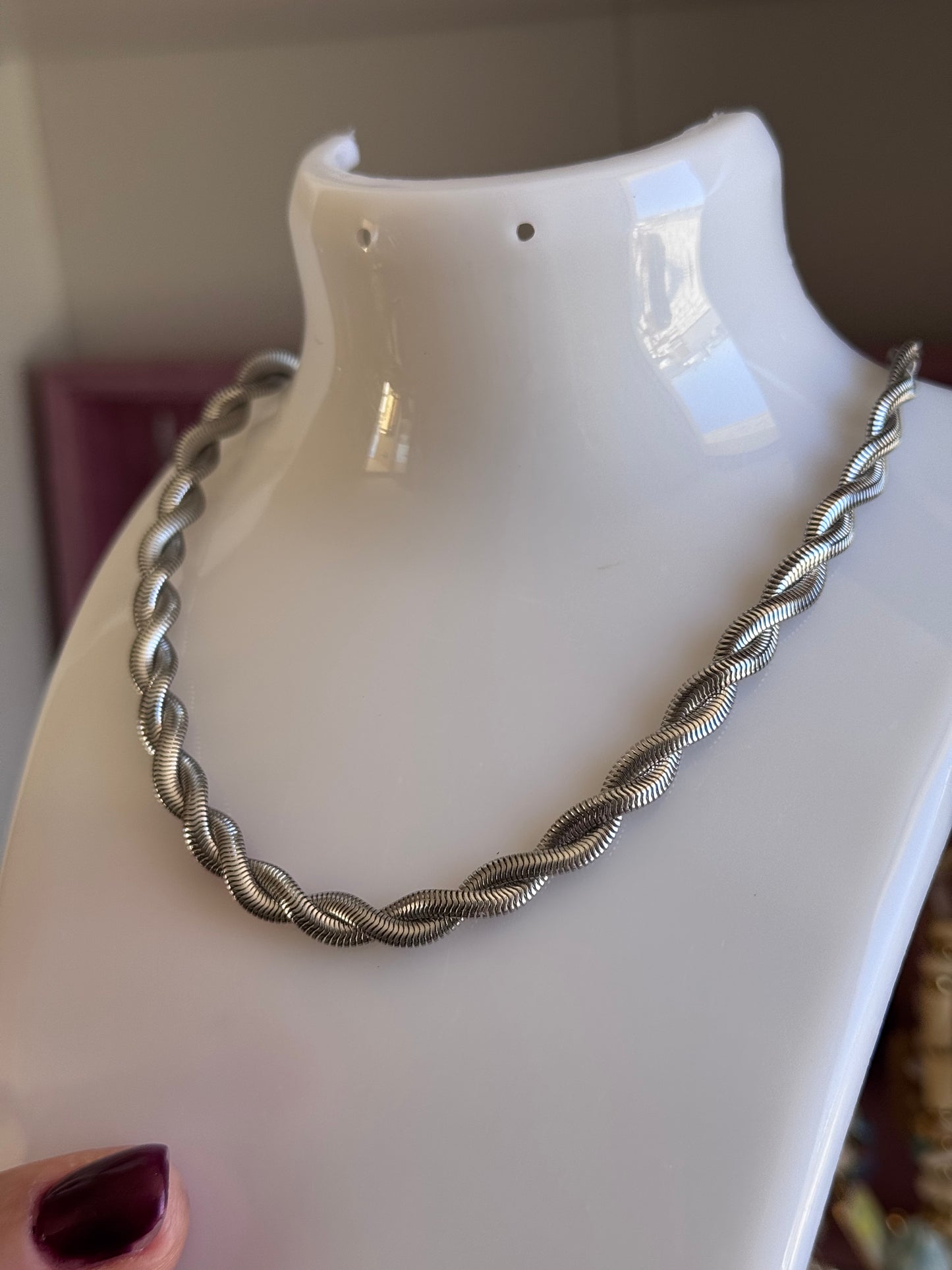 Collana intreccio di snake