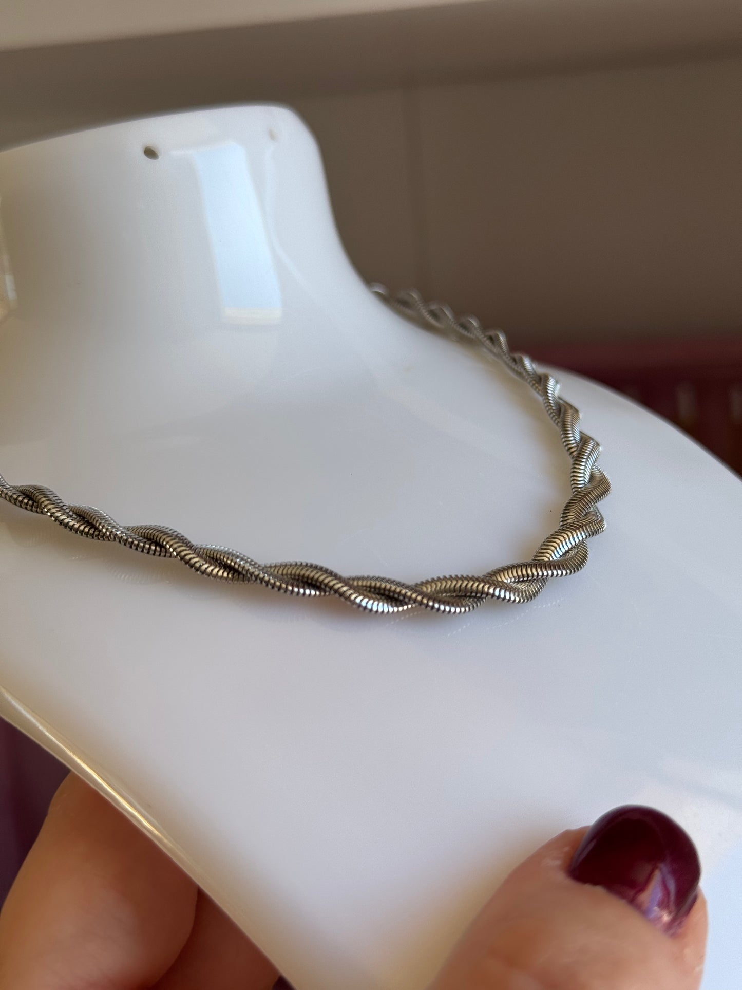 Collana intreccio di snake