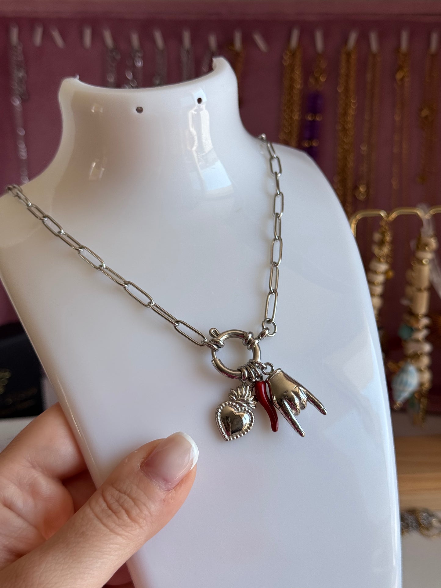 Collana scaramantica 🤘♥️🌶️
