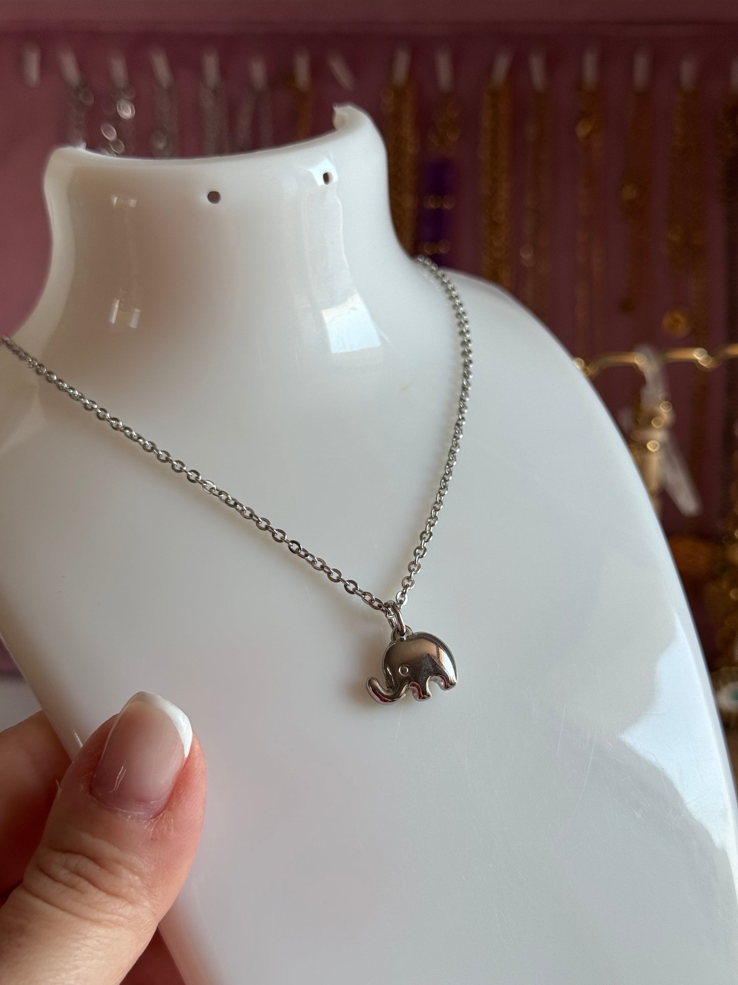 Collana elefantino della fortuna